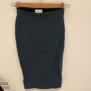 Green Aritzia pencil skirt